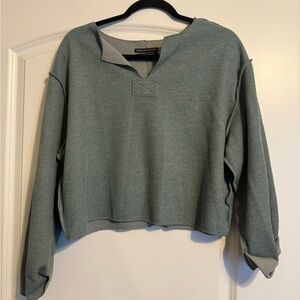 Urban Outfitters Knit Sweater in Light Green